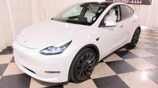 TESLA MODEL Y 2021 5YJYGDEF9MF270905 image